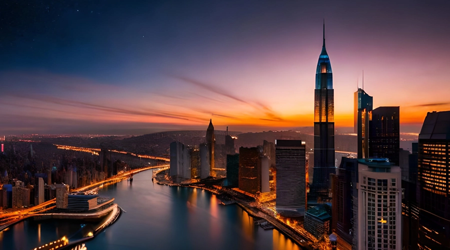 نمای هوایی زیبا از شهر کوالالامپور در سفر به کوالالامپور از اصفهان