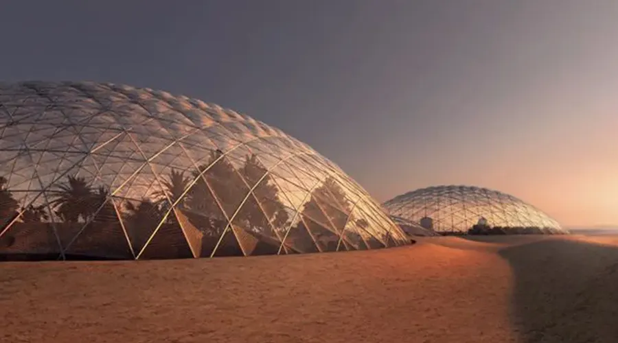 نمایی از شهر مریخ دبی