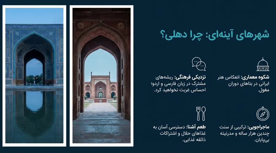 دلایل انتخاب دهلی برای سفر از جانب اصفهانی ها